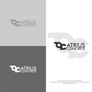 Logo Design by alitjuara for Atrius Concrete | Design: #29507811