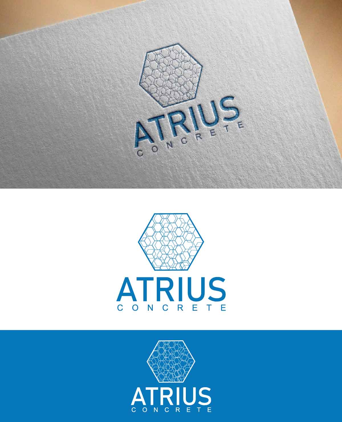 Logo Design by fly  design for Atrius Concrete | Design #29484740