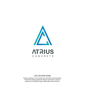 Logo Design by artdot for Atrius Concrete | Design: #29506704