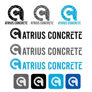 Logo Design by Lukil Araya for Atrius Concrete | Design: #29520776