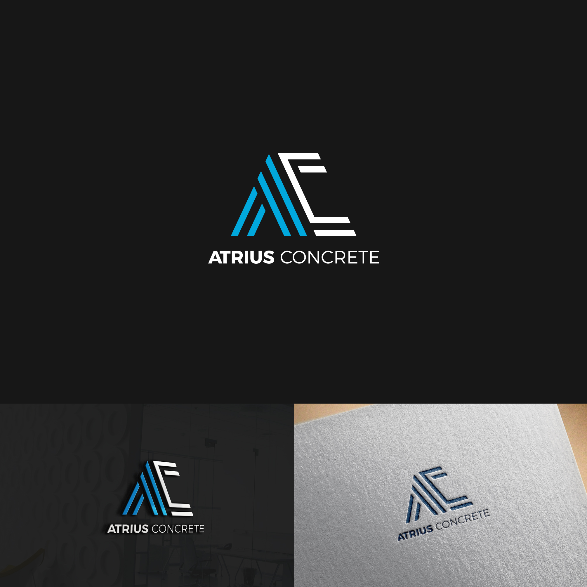 Logo Design by Reza Maulana_23 for Atrius Concrete | Design #29500273