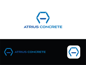 Logo Design by sun_bird for Atrius Concrete | Design: #29520848