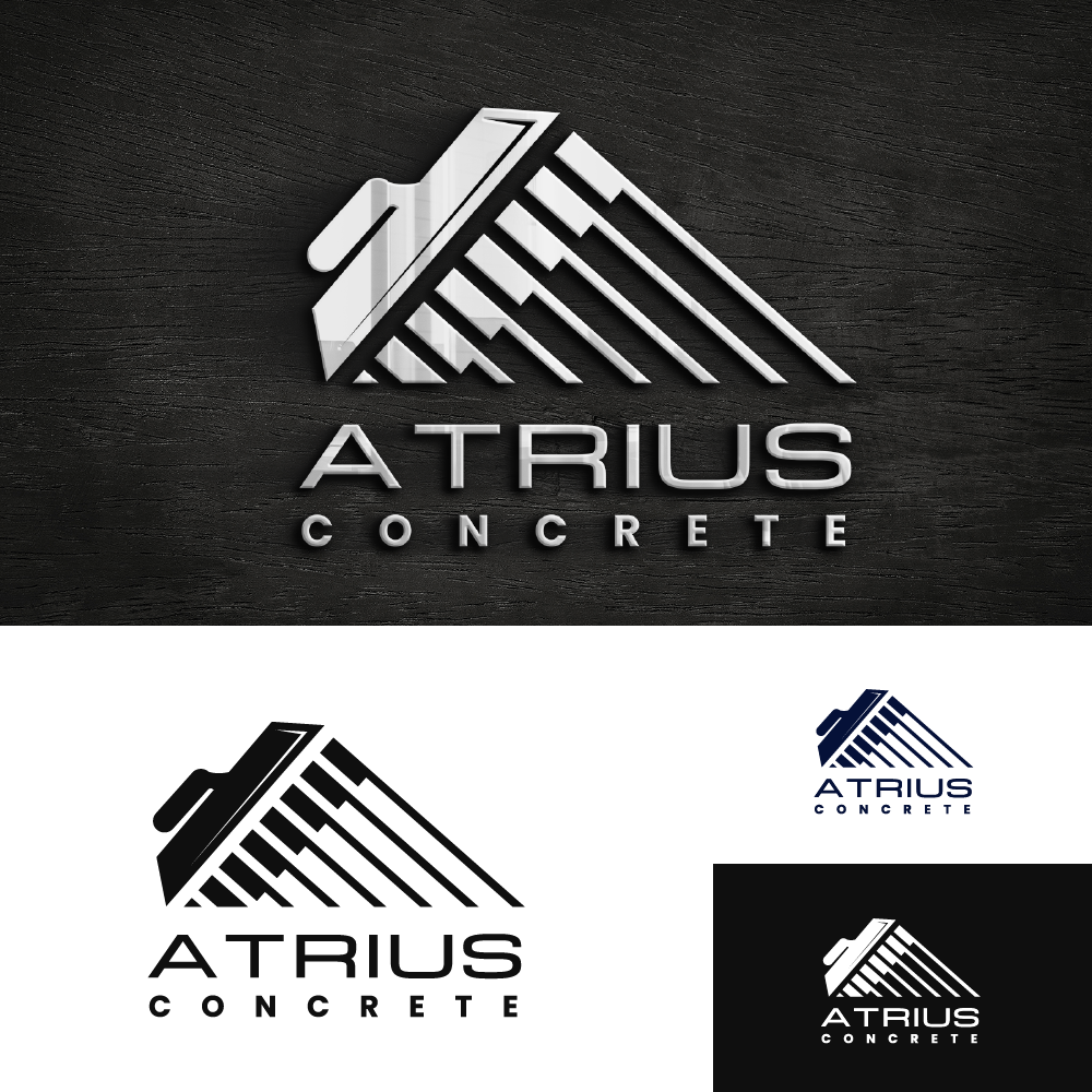 Logo Design by Rockzzila for Atrius Concrete | Design #29520570