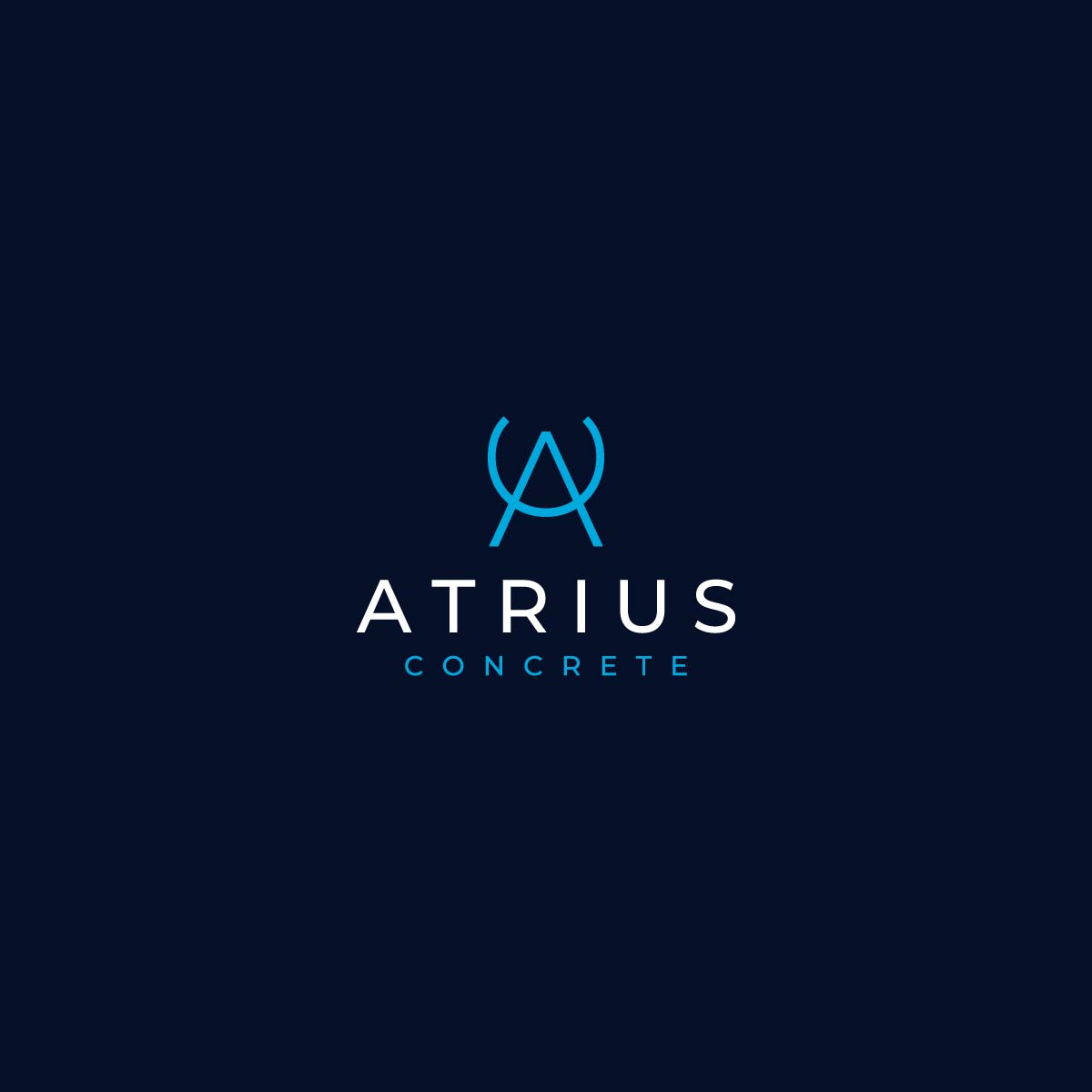 Logo Design by Eduardo Borboa for Atrius Concrete | Design #29495010