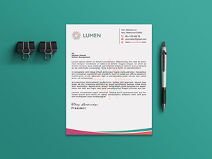 Stationery Design by salman2540 for We Are Lumen | Design: #29520989