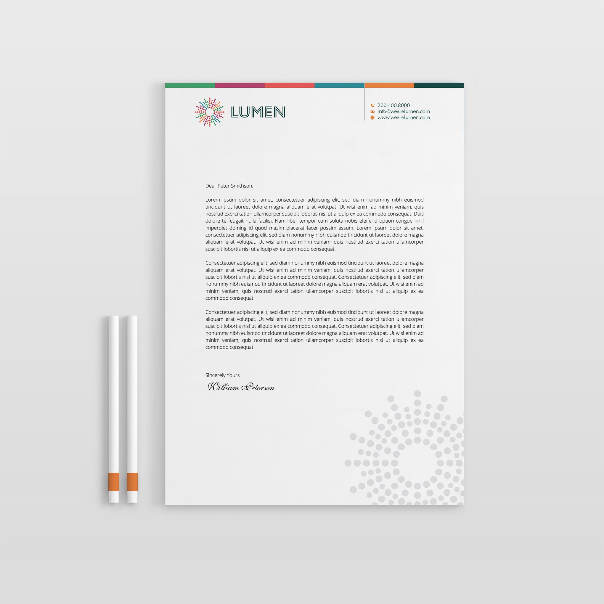 Stationery Design by OxonoArt for We Are Lumen | Design #29532137