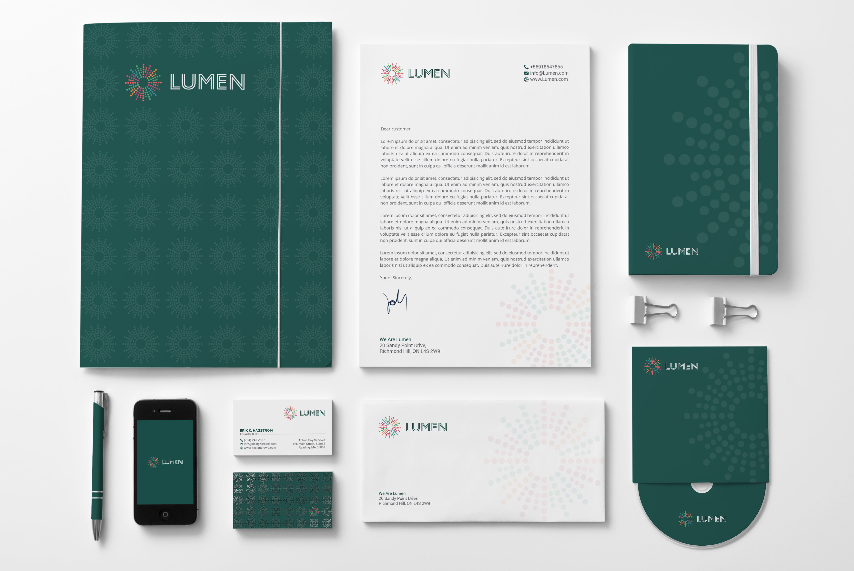 Stationery Design by R.design for We Are Lumen | Design #29502265