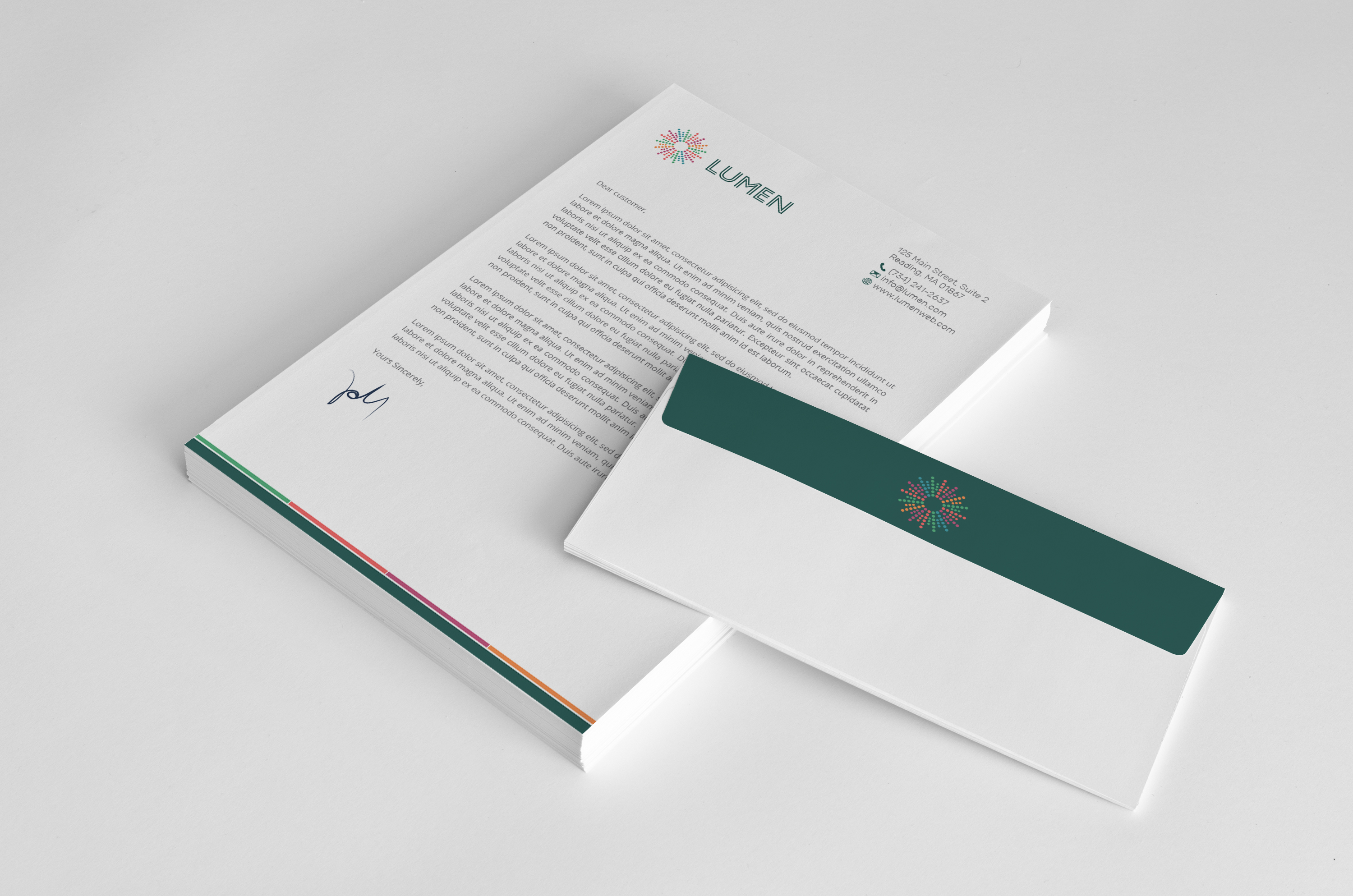 Stationery Design by R.design for We Are Lumen | Design #29515100
