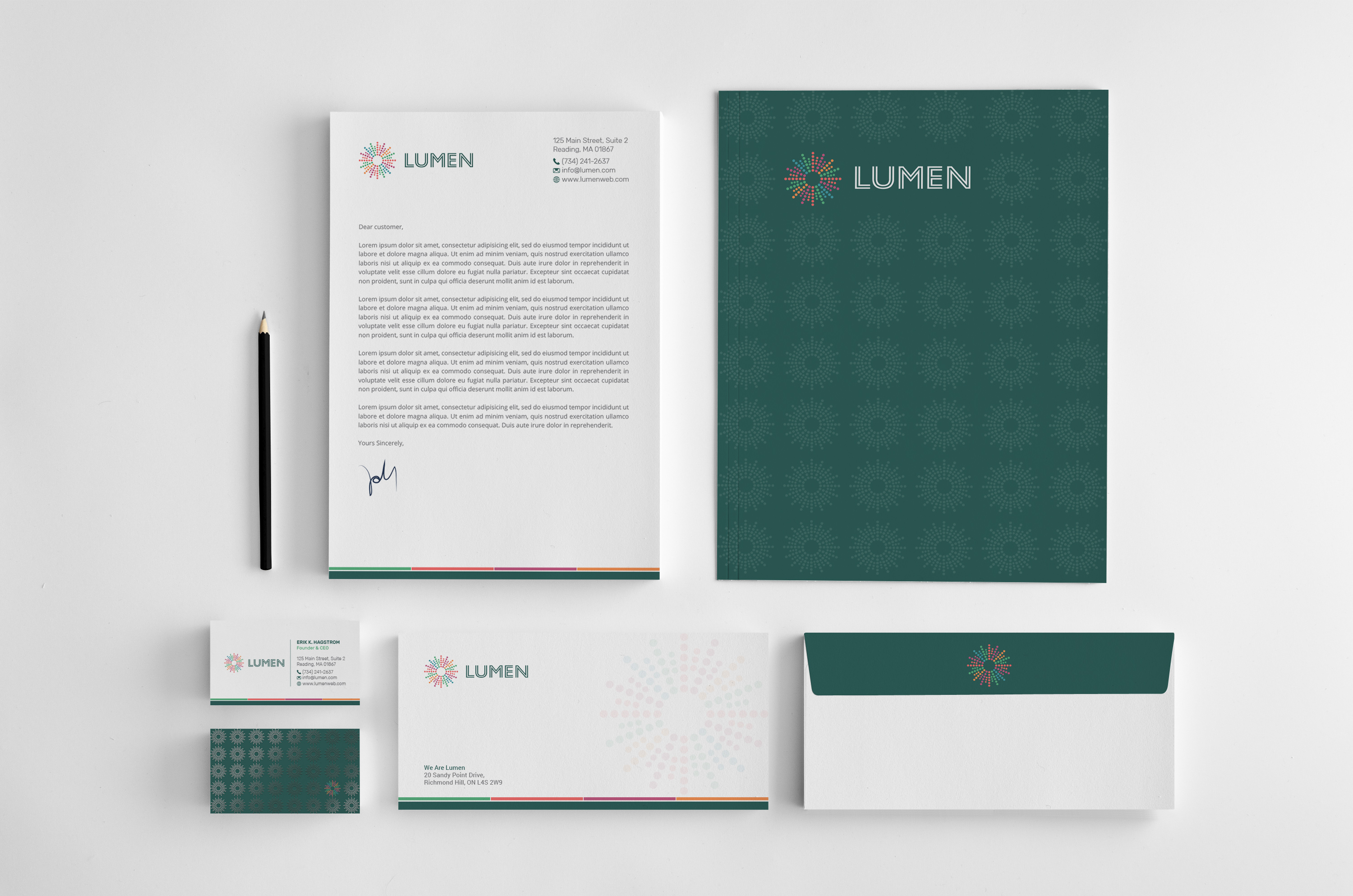Stationery Design by R.design for We Are Lumen | Design #29515175