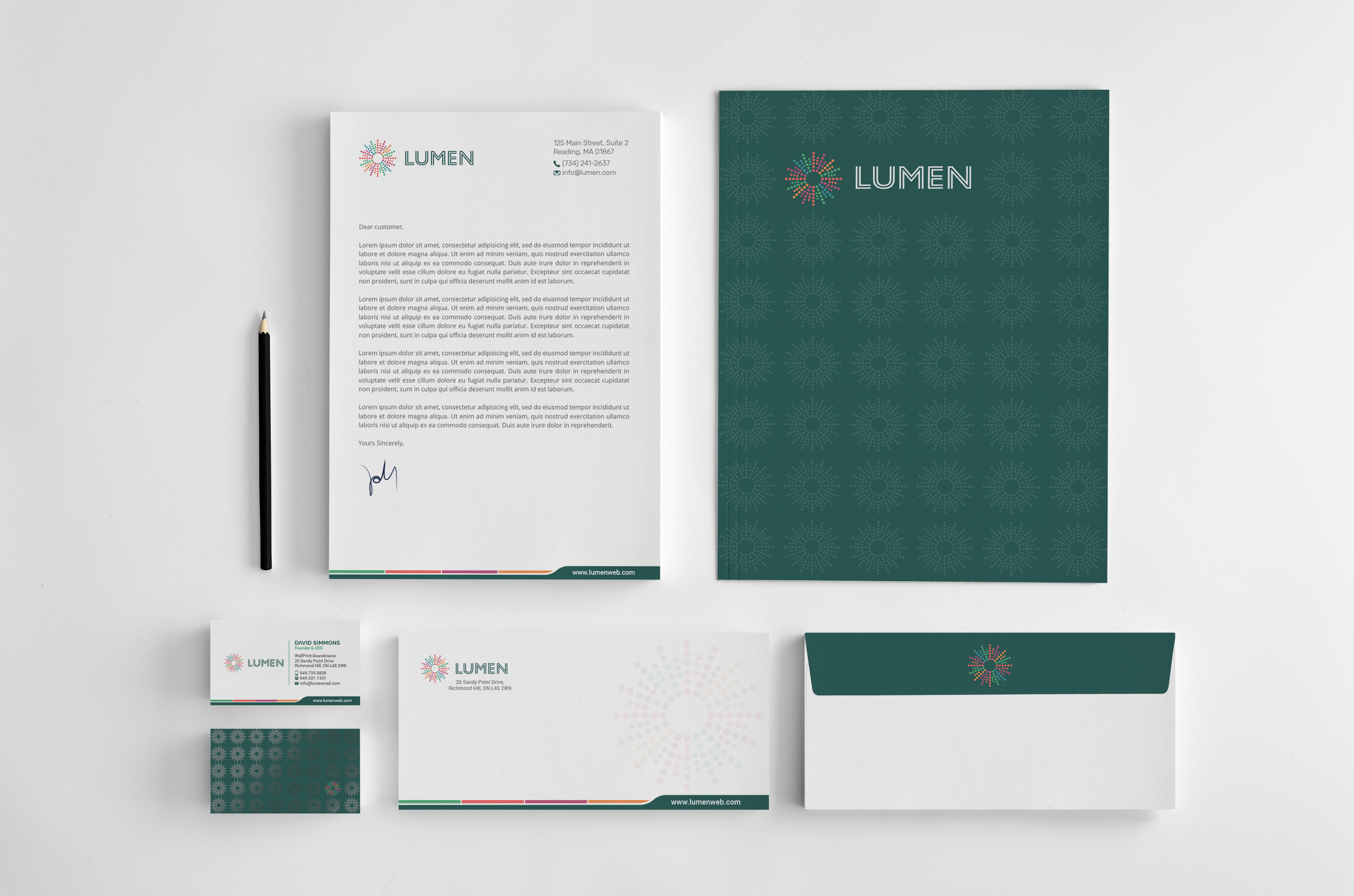 Stationery Design by R.design for We Are Lumen | Design #29515260