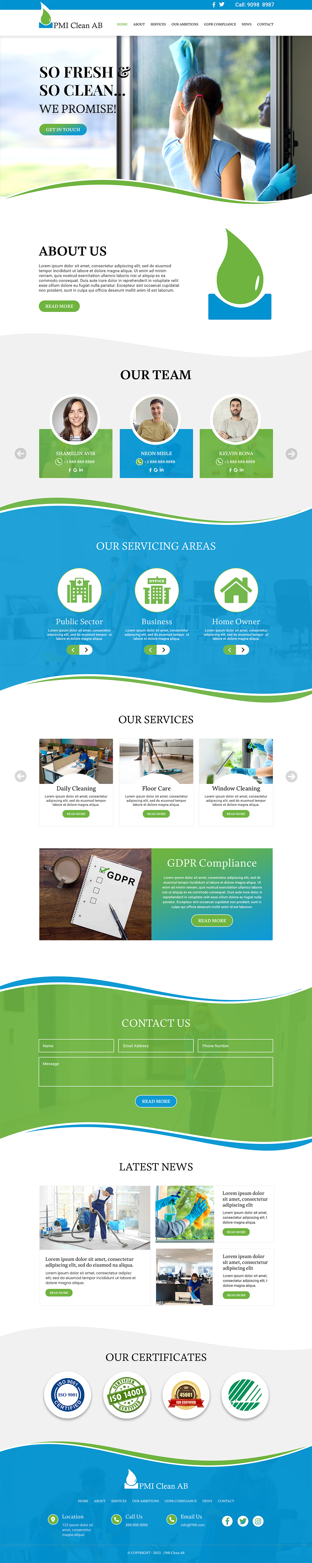 Web Design by MAHABA for Wollin & Partners AB | Design #29507268