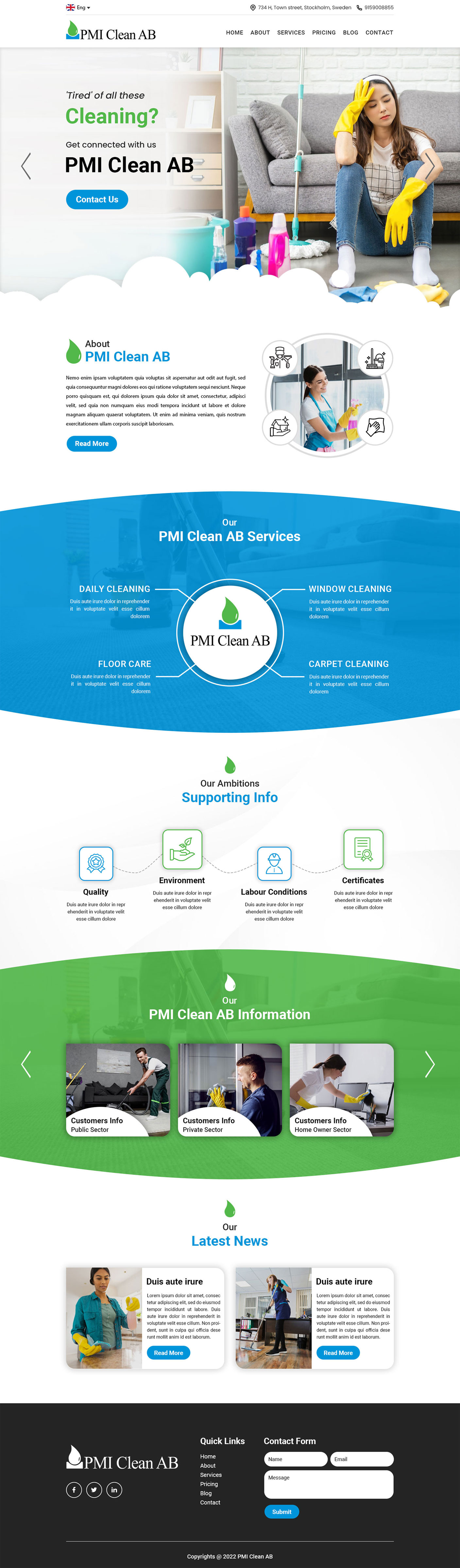 Web Design par MAZY pour Wollin & Partners AB | Design #29486638