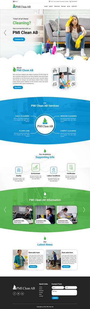 Web Design by MAZY for Wollin & Partners AB | Design #29486638