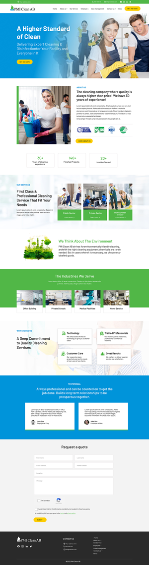 Web Design by DeriMH for Wollin & Partners AB | Design #29513173