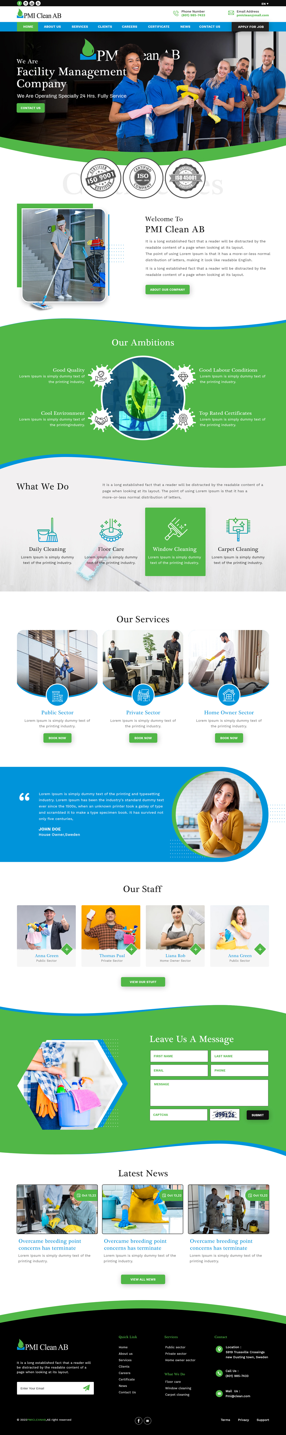 Web Design by sai.designer87 for Wollin & Partners AB | Design #29503542