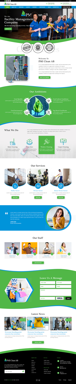 Web Design by sai.designer87 for Wollin & Partners AB | Design: #29503542