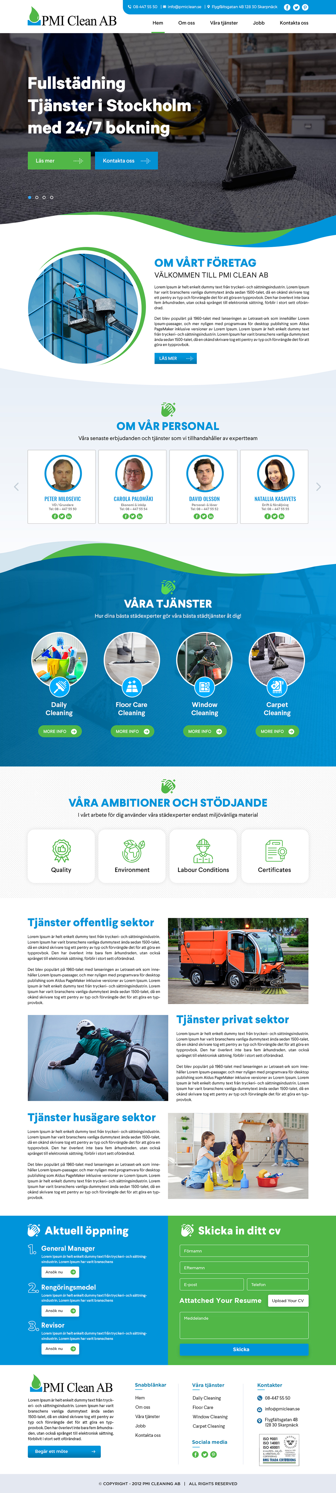 Web Design by SAI DESIGNS for Wollin & Partners AB | Design #29522413