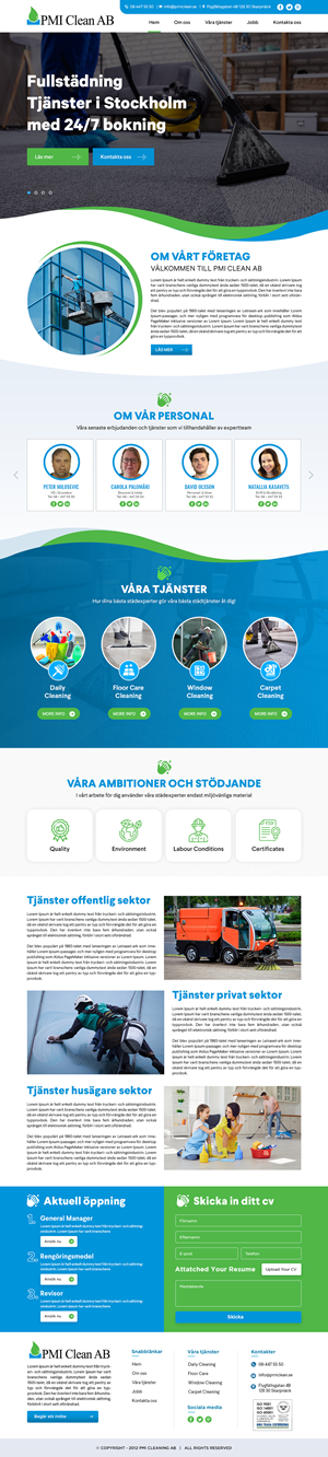 Web Design by SAI DESIGNS for Wollin & Partners AB | Design: #29522413