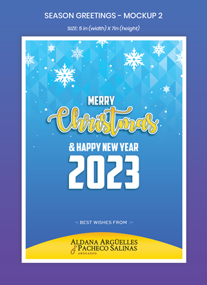 Diseño de Tarjeta de Felicitación por Expert Designer para este proyecto | Diseño: #29498592