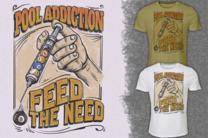 Pool Syringe | T-shirt Design by Falih A