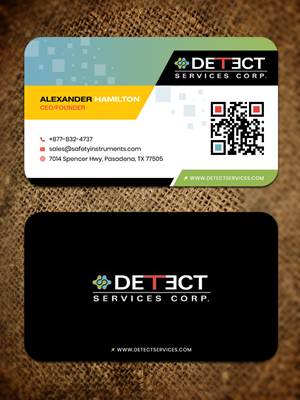 Business Card Design by Sandaruwan for Detect Services | Design #29496544