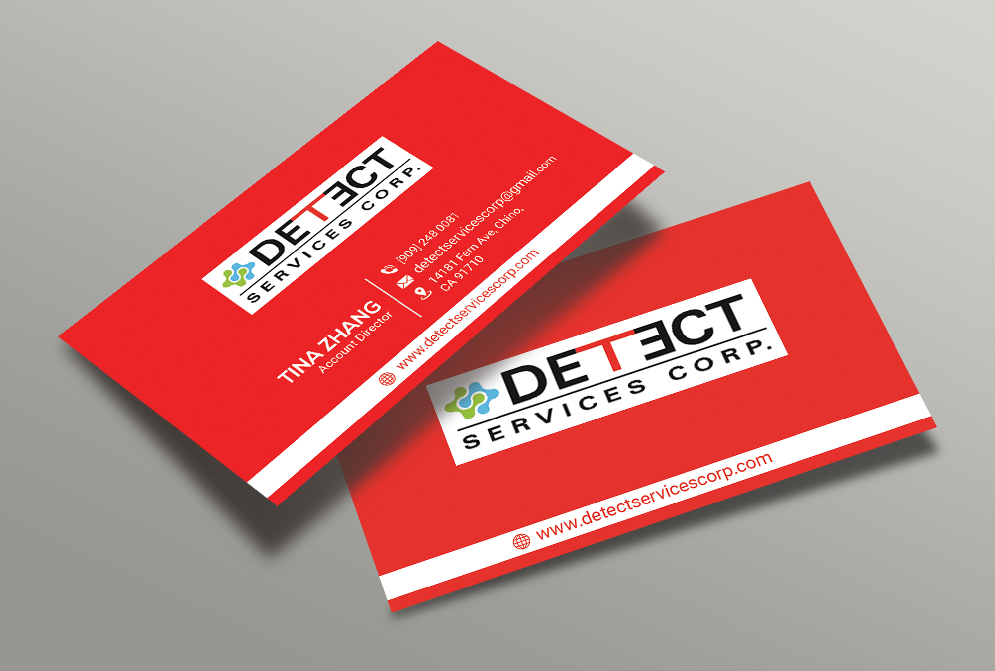 Business Card Design by salman2540 for Detect Services | Design #29527426