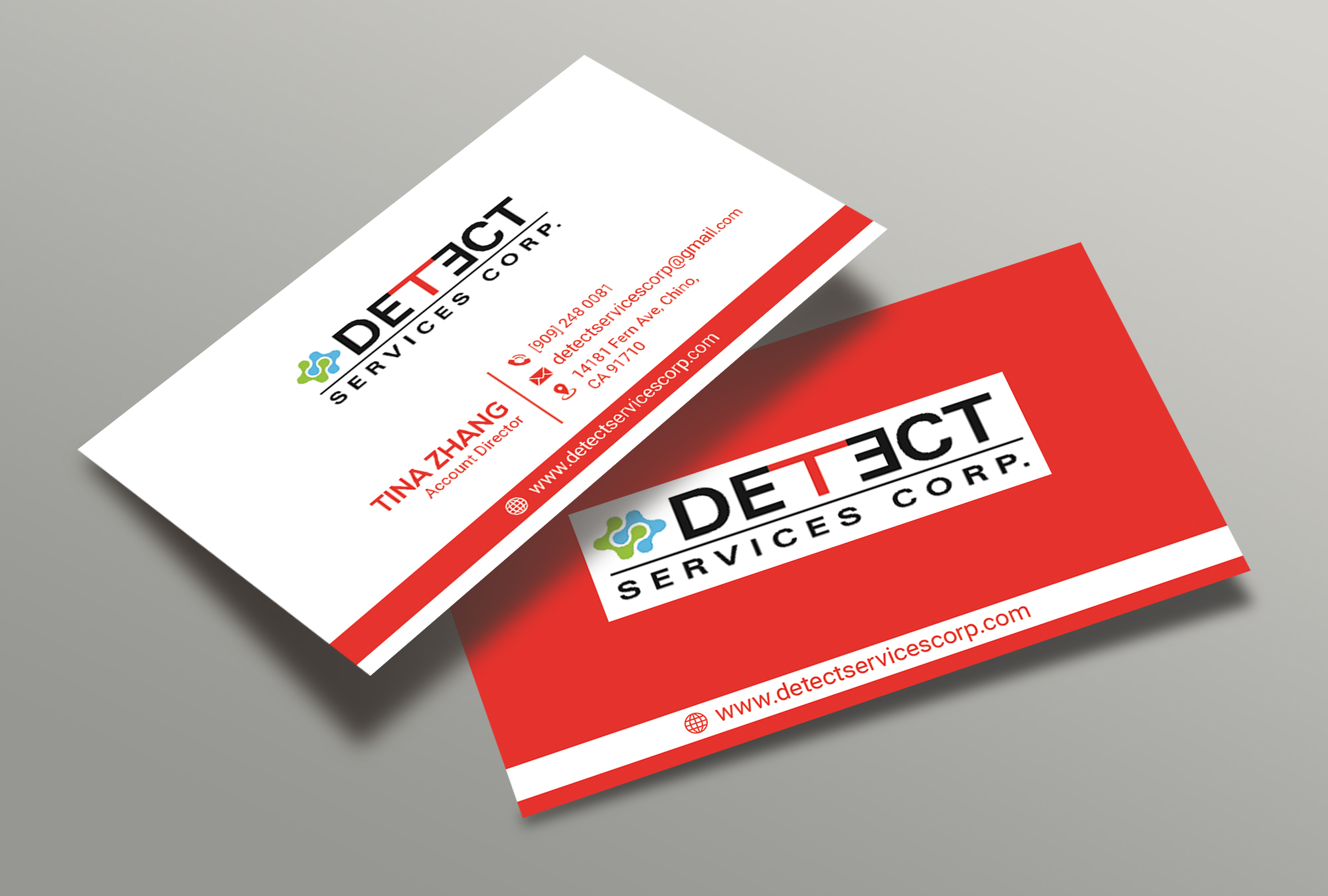 Business Card Design by salman2540 for Detect Services | Design #29527434