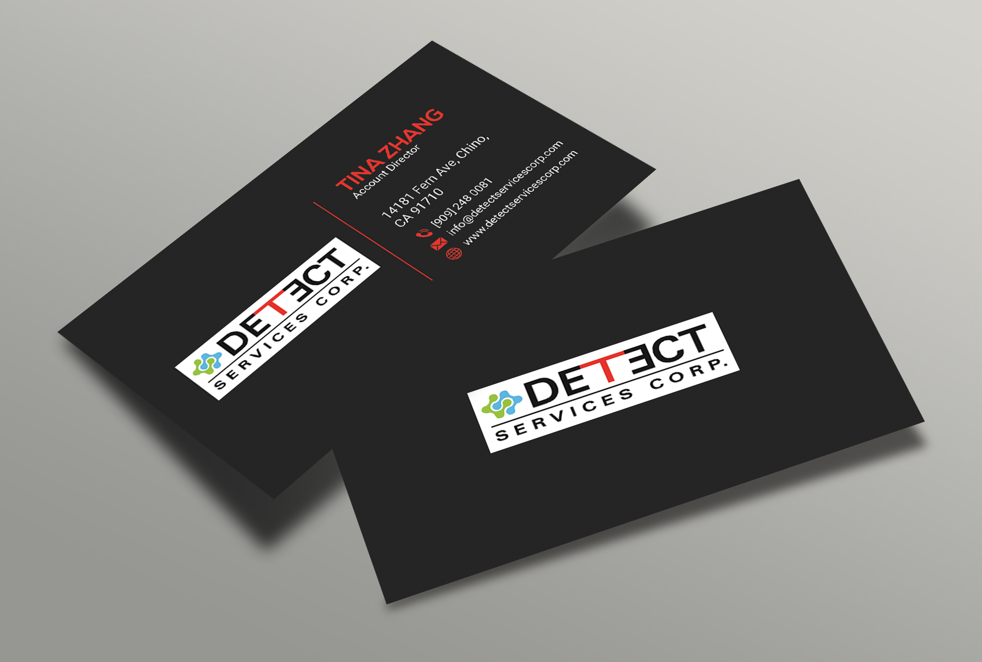 Business Card Design by salman2540 for Detect Services | Design #29527437