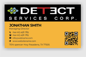 Business Card Design by jasmeen1975 for Detect Services | Design: #29529025