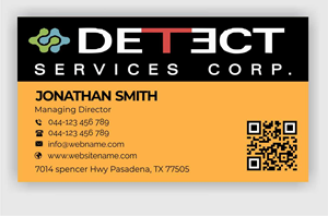 Business Card Design by jasmeen1975 for Detect Services | Design: #29529126