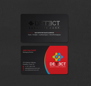 Business Card Design by INDIAN_Ashok for Detect Services | Design: #29497622