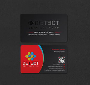 Business Card Design by INDIAN_Ashok for Detect Services | Design: #29497623