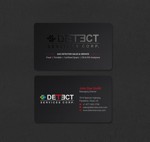 Business Card Design by INDIAN_Ashok for Detect Services | Design: #29497624