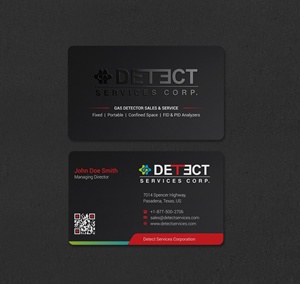 Business Card Design by INDIAN_Ashok for Detect Services | Design: #29497625