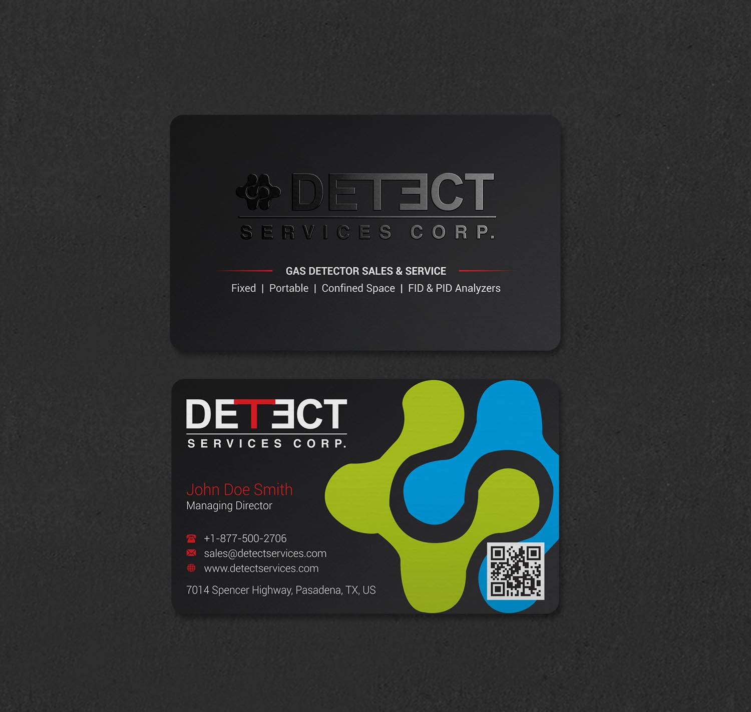 Business Card Design by INDIAN_Ashok for Detect Services | Design #29497626