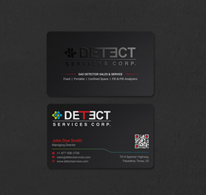 Business Card Design by INDIAN_Ashok for Detect Services | Design: #29497628