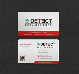 Business Card Design by INDIAN_Ashok for Detect Services | Design: #29497631