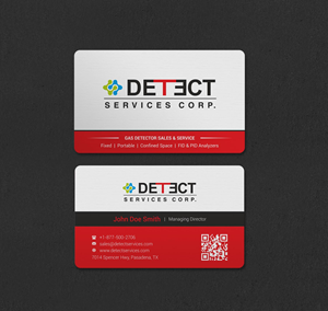 Business Card Design by INDIAN_Ashok for Detect Services | Design: #29497632
