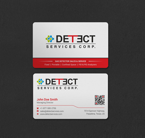 Business Card Design by INDIAN_Ashok for Detect Services | Design: #29497635