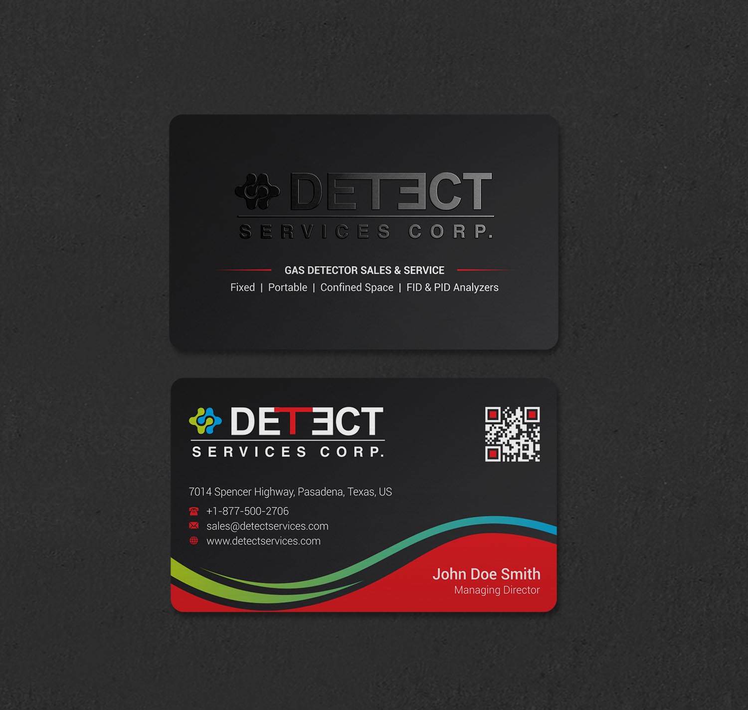 Business Card Design by INDIAN_Ashok for Detect Services | Design #29497636