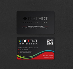 Business Card Design by INDIAN_Ashok for Detect Services | Design: #29497636