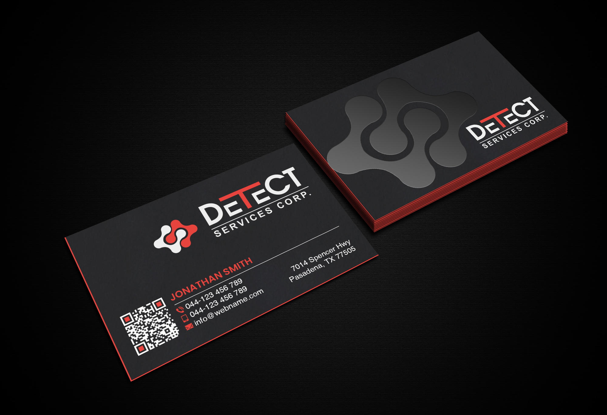 Business Card Design by Creations Box 2015 for Detect Services | Design #29528448