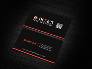 Business Card Design by Creations Box 2015 for Detect Services | Design: #29529220