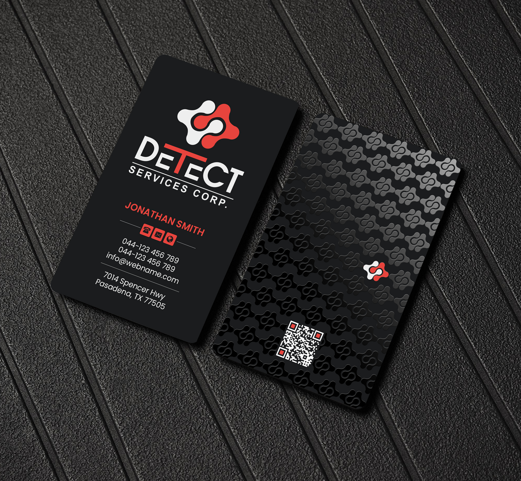 Business Card Design by Creations Box 2015 for Detect Services | Design #29529221