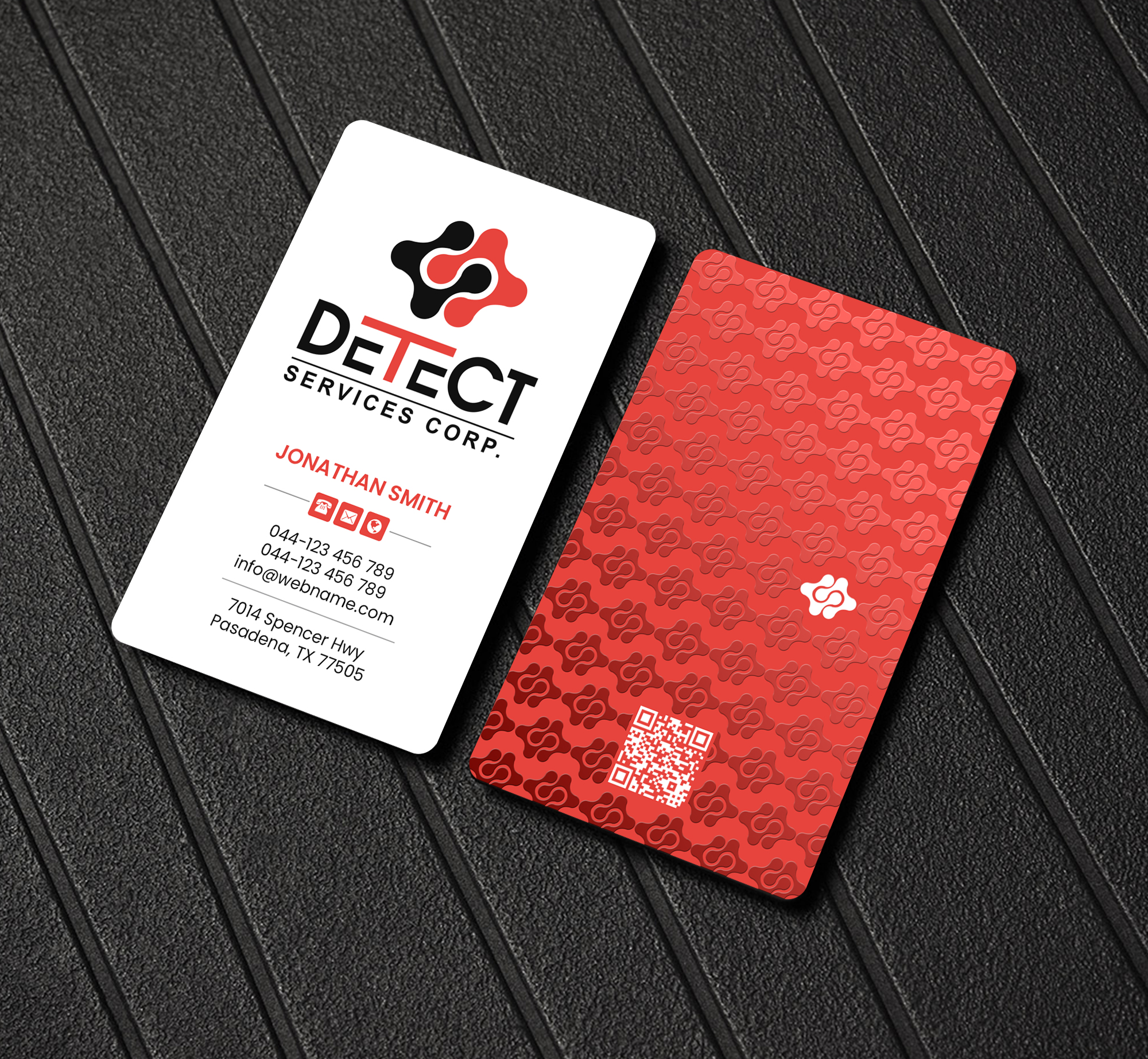 Business Card Design by Creations Box 2015 for Detect Services | Design #29529222