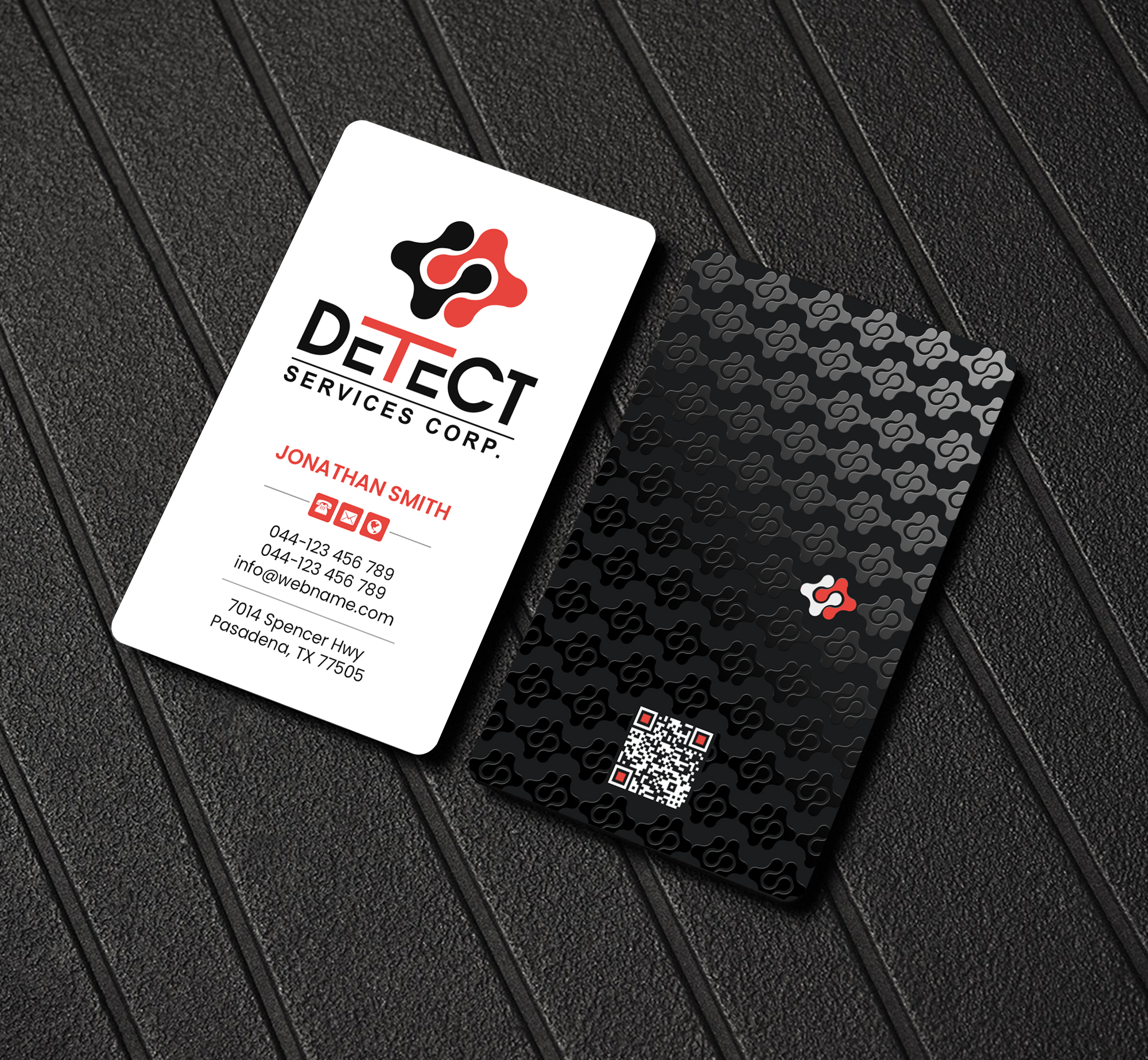 Business Card Design by Creations Box 2015 for Detect Services | Design #29529223