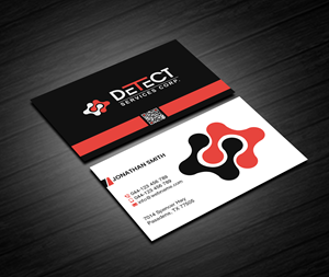 Business Card Design by Creations Box 2015 for Detect Services | Design: #29529567