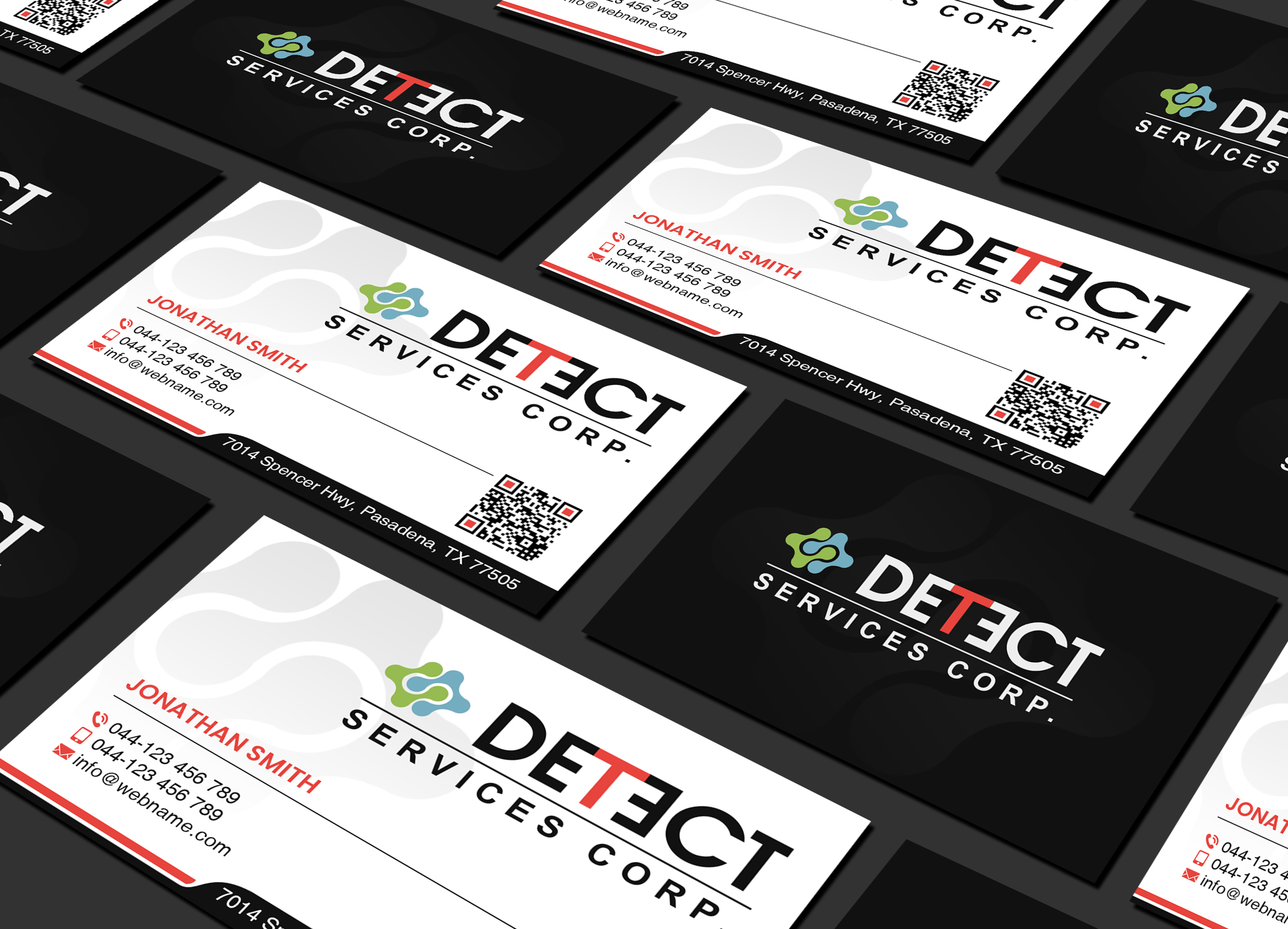 Business Card Design by Creations Box 2015 for Detect Services | Design #29529568