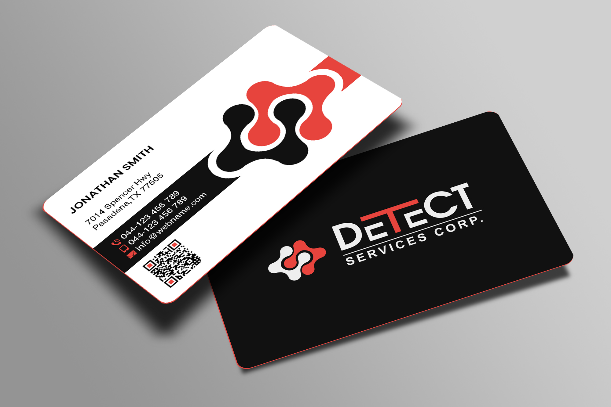 Business Card Design by Creations Box 2015 for Detect Services | Design #29529569