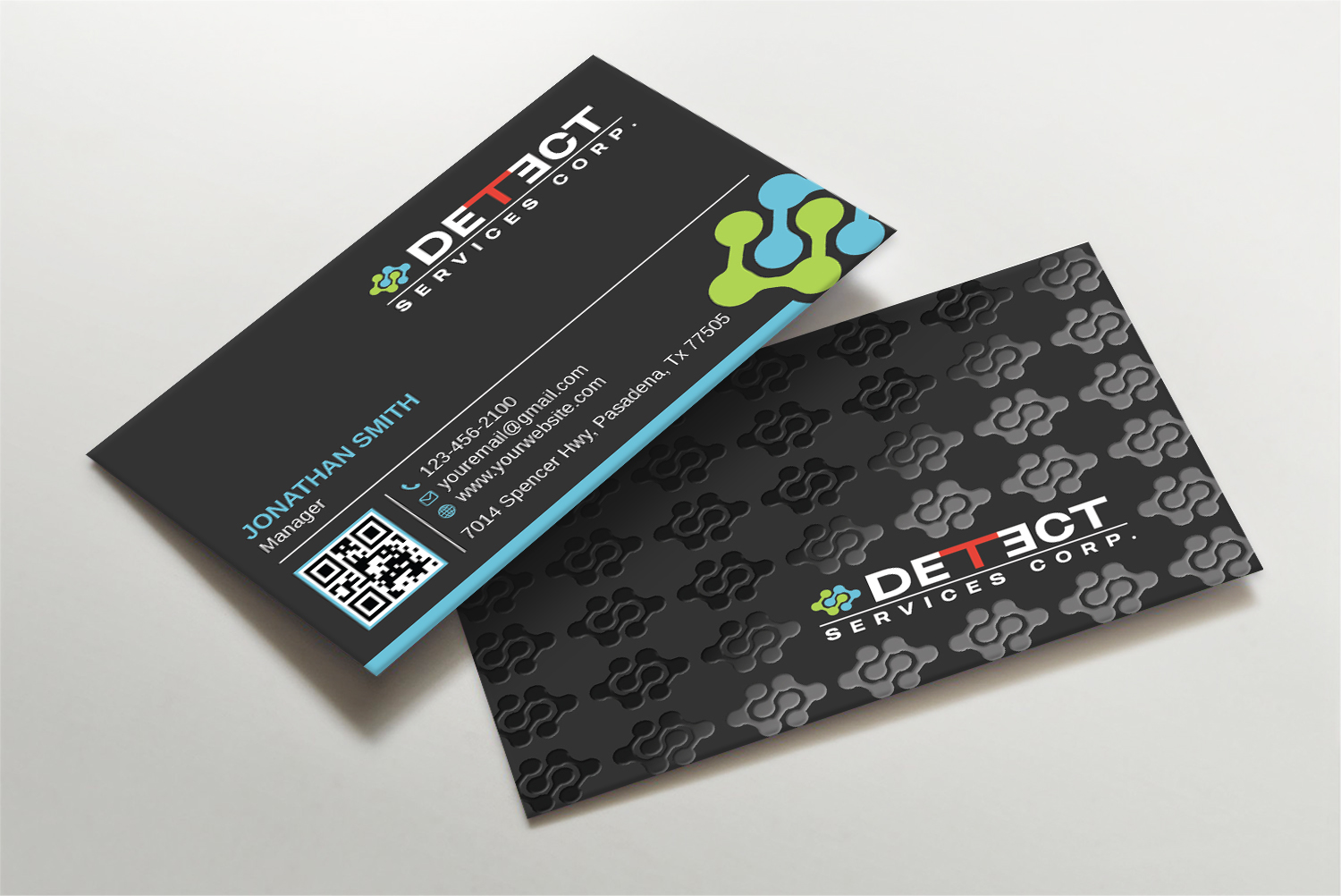 Diseño de Tarjeta de Presentación por LAXMI DESIGNHUB para Detect Services | Diseño #29498534